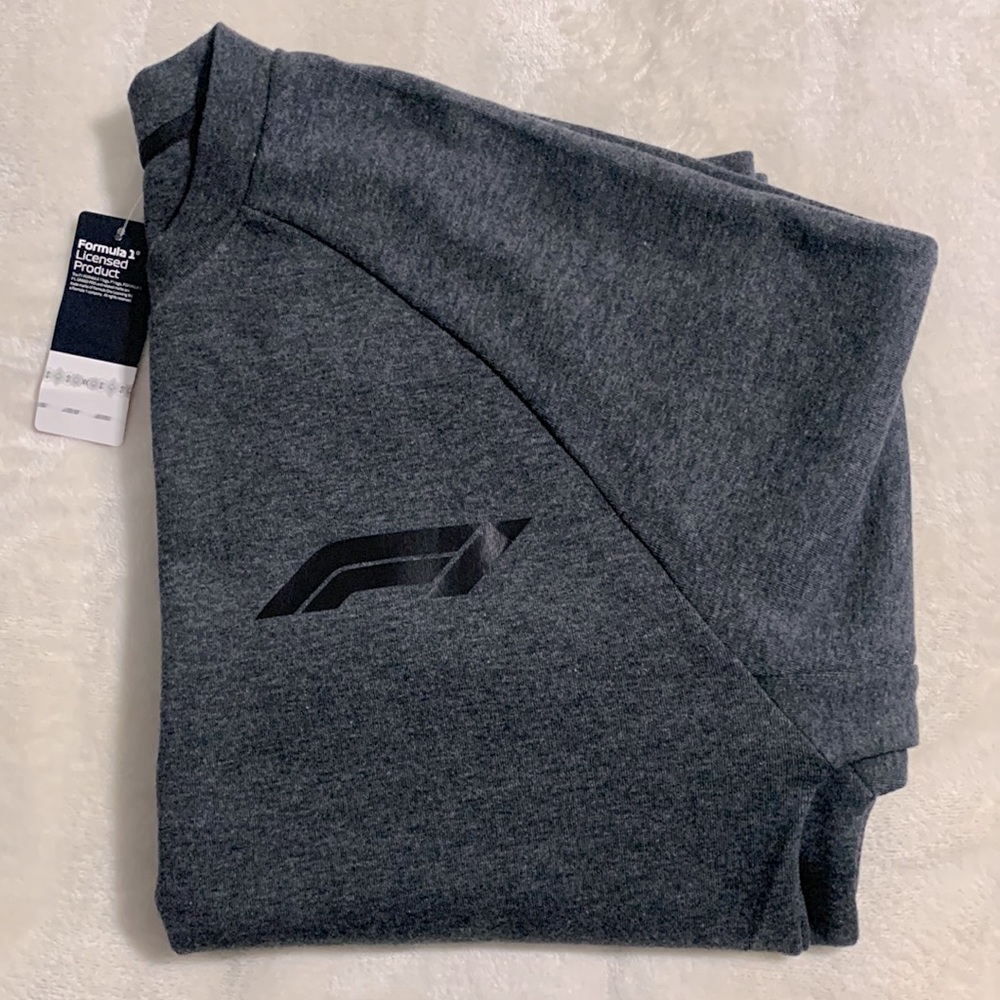 Formula 1 NWT racing crew neck Large Grey